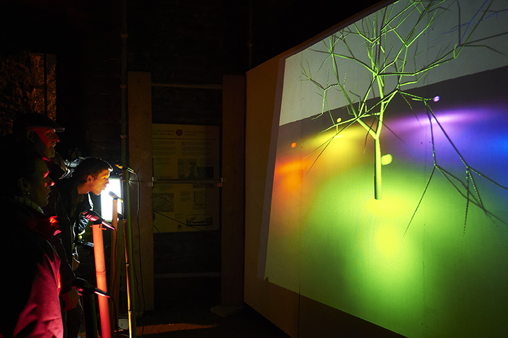 Aether and Hemera, Visual/Sound Installation