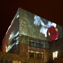 Civic Hall Mapped Projections.