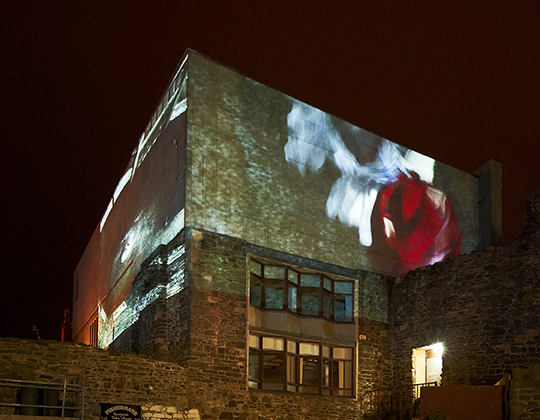 Civic Hall Mapped Projections.